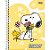 Caderno Espiral Capa Dura Universitário 10 Matérias Snoopy Fit 160 Folhas - Imagem 4
