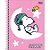 Caderno Espiral Capa Dura Universitário 10 Matérias Snoopy Fit 160 Folhas - Imagem 2
