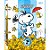 Caderno Argolado Cartonado Colegial Snoopy 80 Folhas - Imagem 1