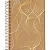 CADERNO ESPIRAL CAPA DURA UNIVERSITÁRIO 10 MATERIAS KRAFT GOLD - Imagem 1