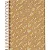CADERNO ESPIRAL CAPA DURA UNIVERSITÁRIO 10 MATERIAS KRAFT GOLD - Imagem 2