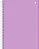 Caderno Universitário Espiral Colors Lilás Capa Dura 10 Matérias 160 Folhas - Imagem 1