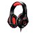 Headset Gamer Warrior Rama P3+USB Stereo Adaptador P2 LED Vermelho - PH219 - Imagem 1