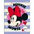 CADERNO BROCHURA CAPA DURA CALIGRAFIA MINNIE 40 FOLHAS - Imagem 1