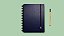 Caderno Inteligente Dark Blue - Imagem 1