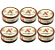 6 Unidades de Pomada Modeladora Caramelo 80g Alfa Look's (Extra Forte) - Imagem 1