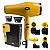 Secador De Cabelo JRL Forte Pro Lite 110V - Amarelo - Imagem 1