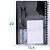 Envelope Canguru 13,4x20 cm Para Agendas e Cadernos Cristal Transparente Liso - Imagem 1