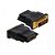 Conversor DVI-M 24+1 Pinos P/ HDMI Fêmea - Preto - Imagem 1