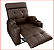 Poltrona Reclinável Cherokee Autom. Corino Marrom - MATRIX - Imagem 1