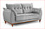 Sofá 3 Lugares Espanha Linho Cinza – JC Estofados (197cm) - Imagem 1