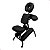 Cadeira de Massagem Quick Massage de Metal Estrutura Preta - Legno - Imagem 2
