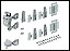 Kit Wing Line L - Pusch to Open (Toque) direito - completo - Imagem 4