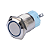 Kit 40x Botões Pulso Start 16mm LED Azul 12/24v + 40x Conectores - Imagem 3