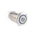 Botao Pulso Start 19mm LED Azul 110/220v Símbolo Power - Imagem 3