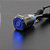 Botao Pulso Start 19mm LED Azul 110/220v Símbolo Power - Imagem 2