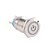 Botao Pulso Start 19mm LED Branco 110/220v Símbolo Power - Imagem 3
