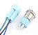 Kit 20x Botões Liga Desliga 16mm LED Azul 12/24v + Conectores - Imagem 5