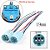 Kit 18x Botões Universais 19mm LED Azul 12/24v + 18x Conectores - Imagem 5