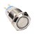 Botão Liga Desliga 19mm LED Branco 12/24v Com Trava ( Retenção ) Símbolo RING - Imagem 3