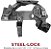 Carneira / Suspensão Steel Lock  para Casco de Capacete Turtle Steelflex com catraca e Jugular - Imagem 1