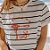 T-shirt Mamma Mia Listra Azul Anas - Imagem 1