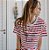 T-shirt Mamma Mia Listra Vermelha Anas - Imagem 1