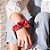 Scrunchie Bandana Vermelha Anas - Imagem 1