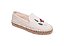 Espadrille Flowers  Tecido Natural Bordado - Imagem 3