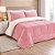 Coberdrom Sherpa e Manta Flannel QUEEN - Rosa - Imagem 1