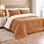 Coberdrom Sherpa e Manta Flannel QUEEN - Caramelo/Avelã - Imagem 1