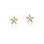 Brinco estrela com zircônia e tarracha baby ANTIALÉRGICO - Imagem 1