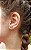 Brinco ear line com letra cravejada ANTIALÉRGICO - Imagem 2