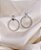 Brinco ear jacket círculo de zircônia HIPOALERGÊNICO - Imagem 1