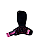 Hand Grip CHAMP Preto e Rosa - Imagem 1
