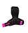 Hand Grip Preto e Rosa CHAMP Elite - Imagem 2