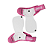 Hand Grip Branco e Rosa CHAMP Elite - Imagem 1