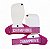 Hand Grip Branco e Rosa Elite Pro - Imagem 1