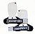 Hand Grip Branco e Preto Elite Pro - Imagem 1