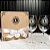 Caixa Mdf + Par de Taça Cristal Vinho Personalizadas - Imagem 2