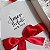 Caixa Presente + Par De Taças Vinho Vidro Personalizada- Amor Perfeito - Imagem 3