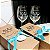 Kit Individual -2 Caixa Kraft com Visor +2 Taça Barone Vinho Personalizada - Imagem 2