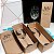 Kit Individual -2 Caixa Kraft com Visor +2 Taça Barone Vinho Personalizada - Imagem 3