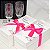 Kit Individual - 2 Caixas Branca + 2 Taças Windsor Champanhe - Personalizadas - Imagem 2