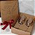 Kit casal - Caixa Kraft + 2 Taças Barone Vinho Personalizadas - Imagem 3