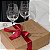 Kit casal - Caixa Kraft + 2 Taças Barone Vinho Personalizadas - Imagem 2