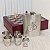 Kit Cantil Inox Personalizado com 4 Copinhos + Funil – Presente Exclusivo - Imagem 1