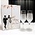 kit Brindar dos Noivos - 2 Taças decoradas+ caixa - Imagem 1