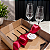 Kit Corporativo com 2 Taças Buffet 210ml Jateadas + Caixa Kraft com Visor - Imagem 2