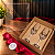 Kit Corporativo com 2 Taças Buffet 210ml Jateadas + Caixa Kraft com Visor - Imagem 3